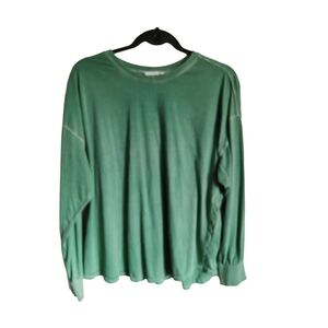 Treasure & Bond Green Long Sleeve Tee